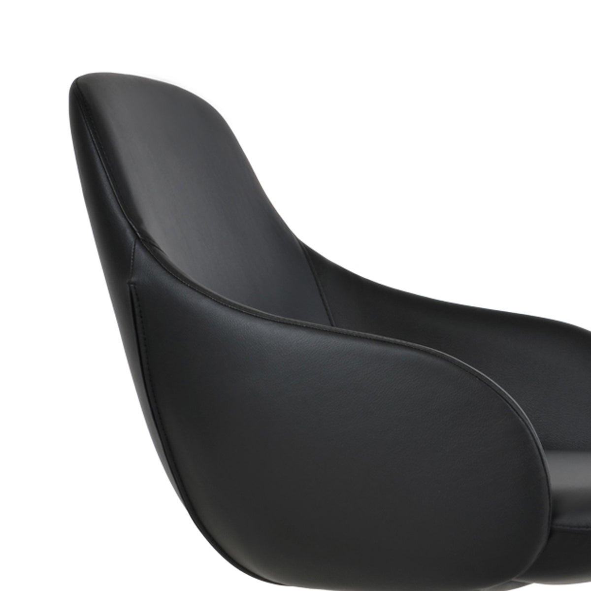 Gazel Arm Spider Swivel Chair with Caster by SohoConcept, showing closeup view of arm spider swivel chair with caster.