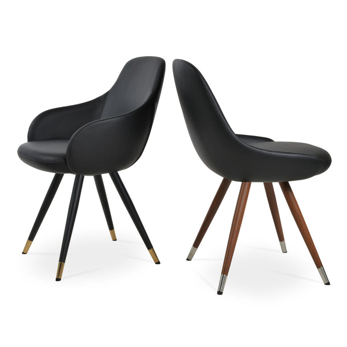 Gazel Arm Star Chair by SohoConcept, showing arm star chairs with star chair.
