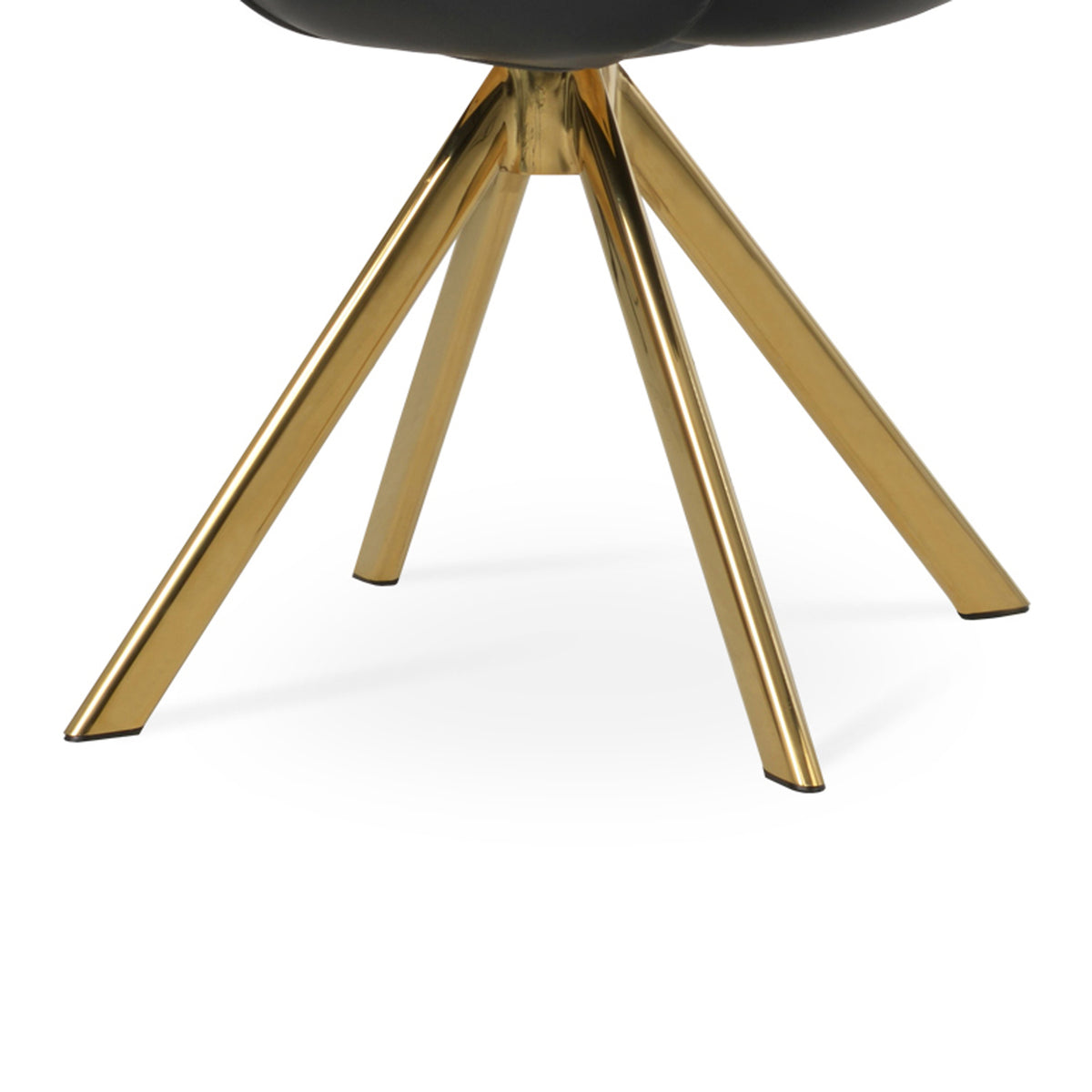Gazel Arm Sword Dining Chair by SohoConcept, showing closeup view of arm sword dining chair.