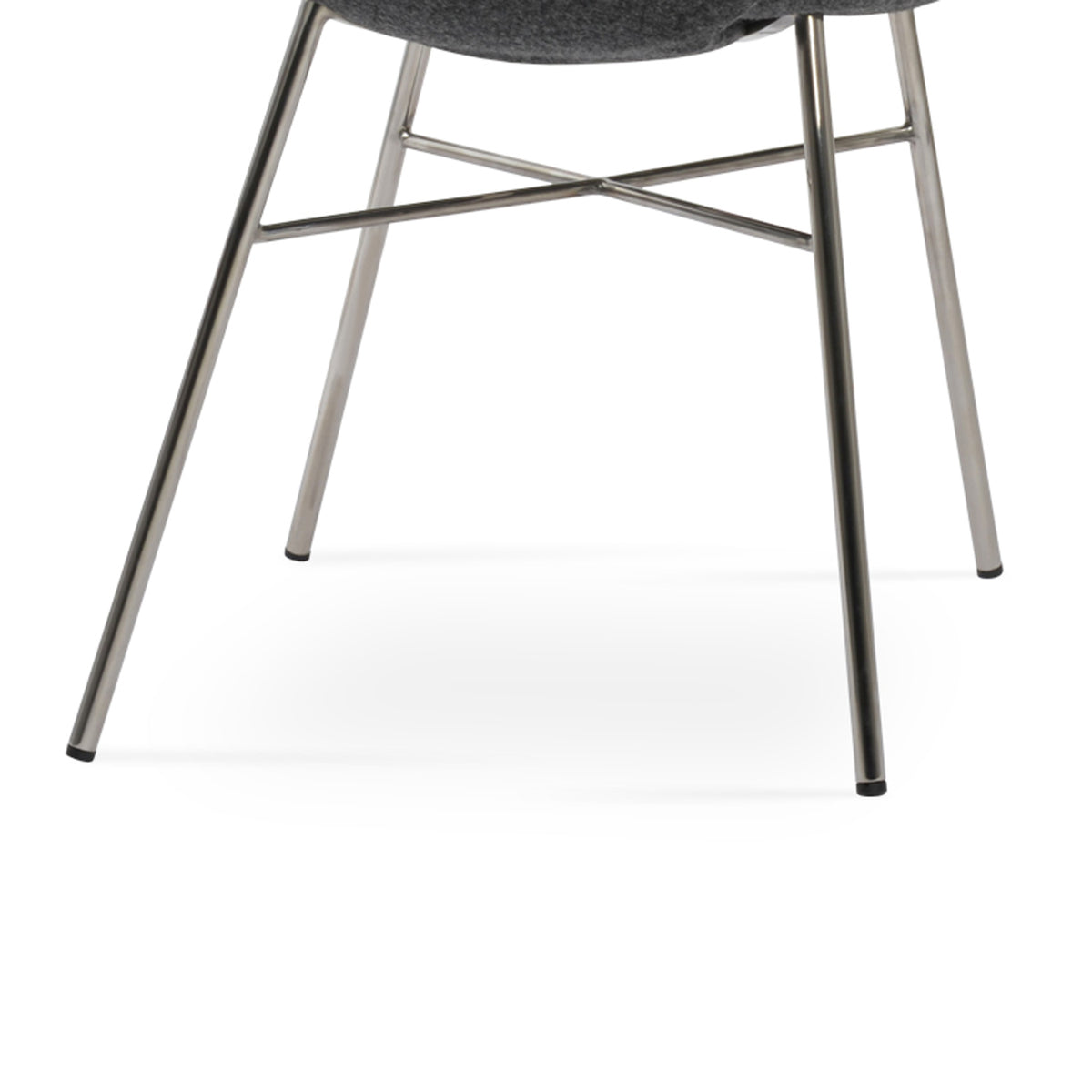Gazel Cross Chair by SohoConcept, showing closeup view of cross chair.