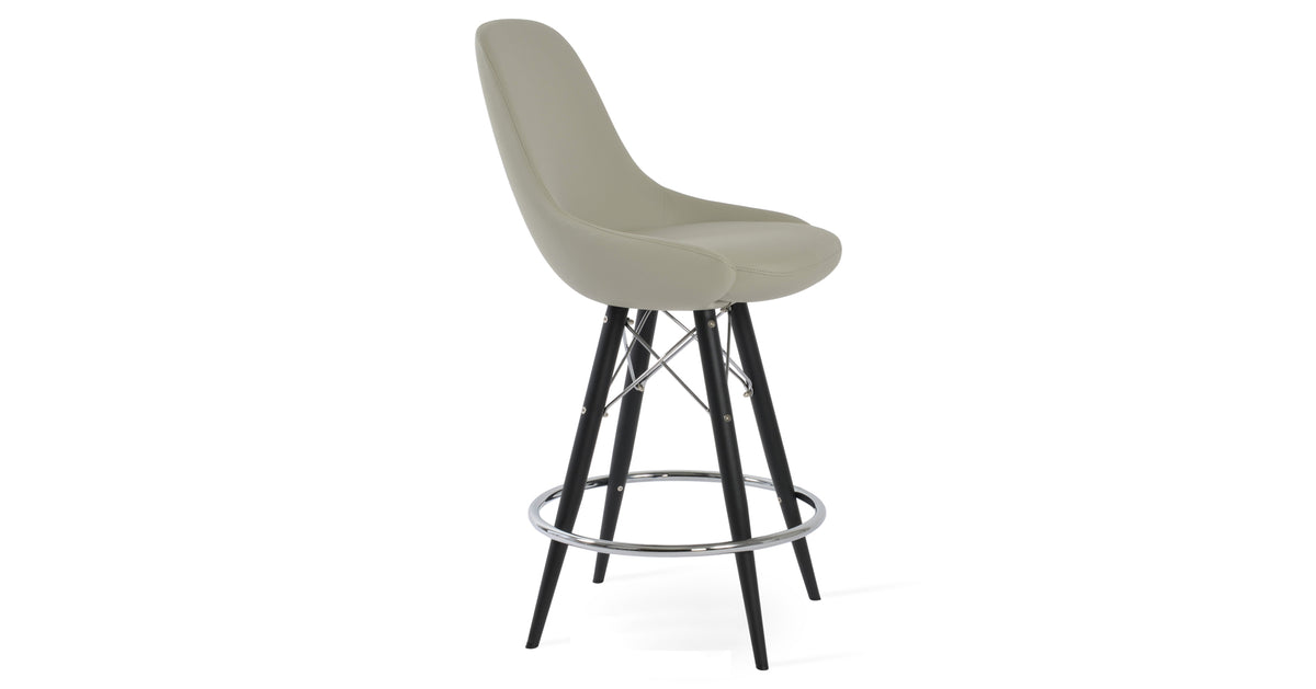 Gazel MW Stools by SohoConcept, showing angle view of mw stool.