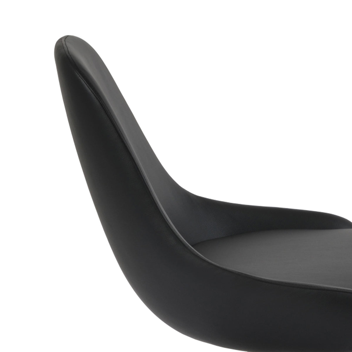 Gazel Round Swivel Chair by SohoConcept, showing closeup view of round swivel chair.