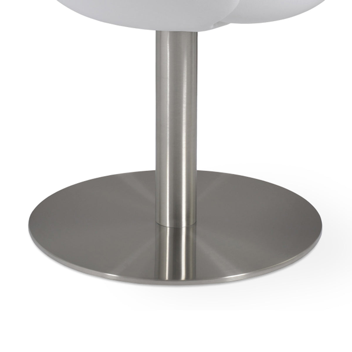 Gazel Round Swivel Chair by SohoConcept, showing closeup view of round swivel chair.