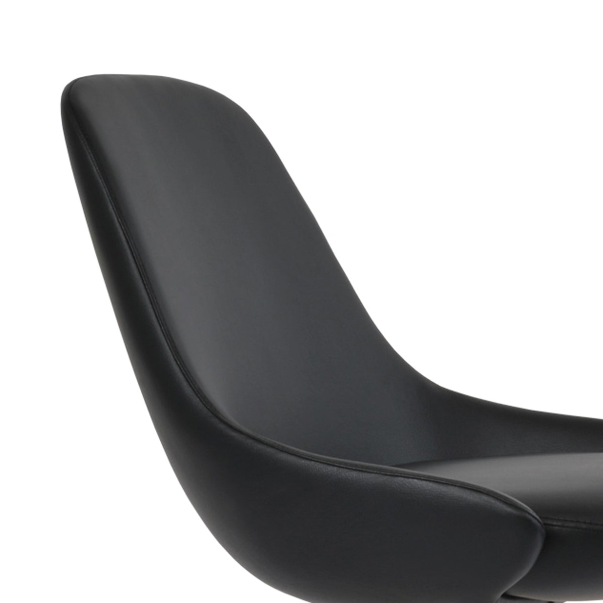 Gazel Sword Swivel Chair by SohoConcept, showing closeup view of sword swivel chair.