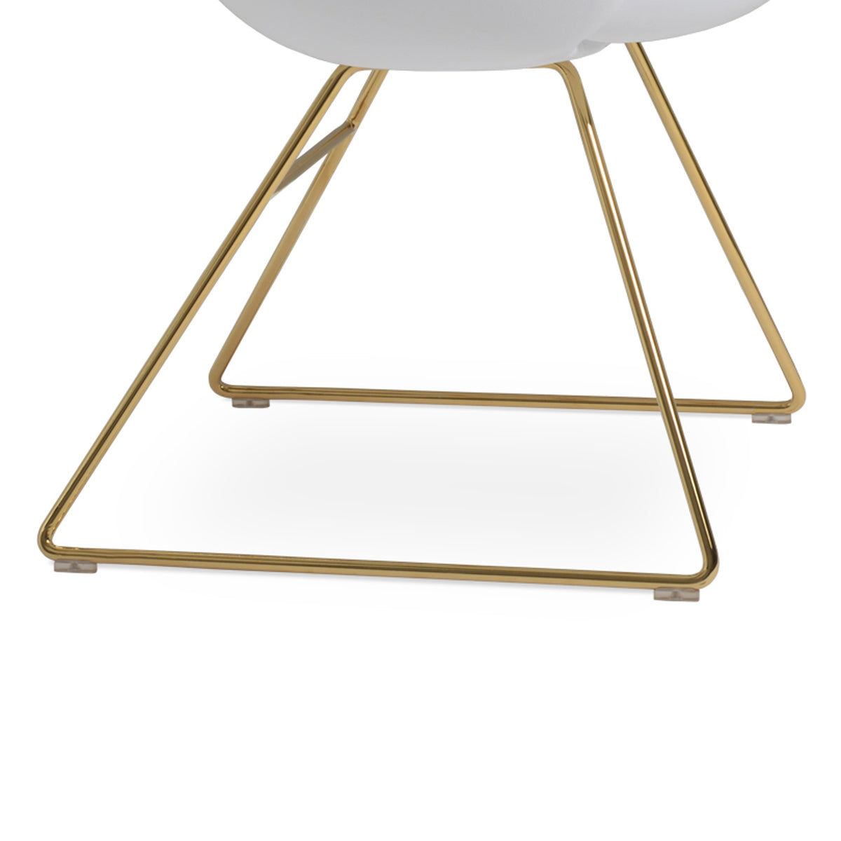 Gazel Wire Chair by SohoConcept, showing closeup view of wire chair.