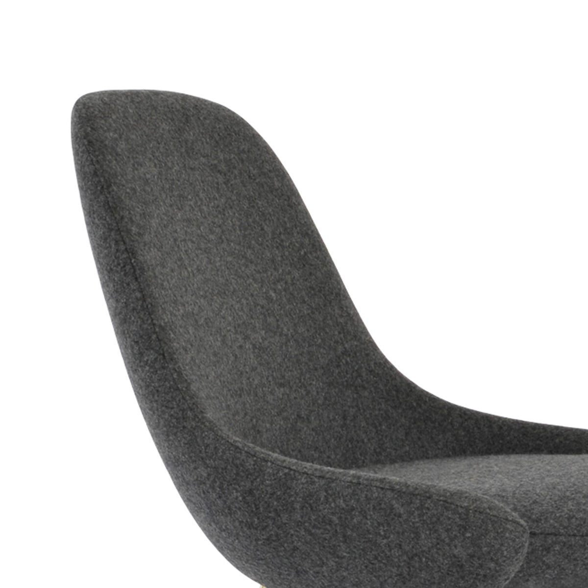 Gazel Wood Chair by SohoConcept, showing closeup view of wood chair.