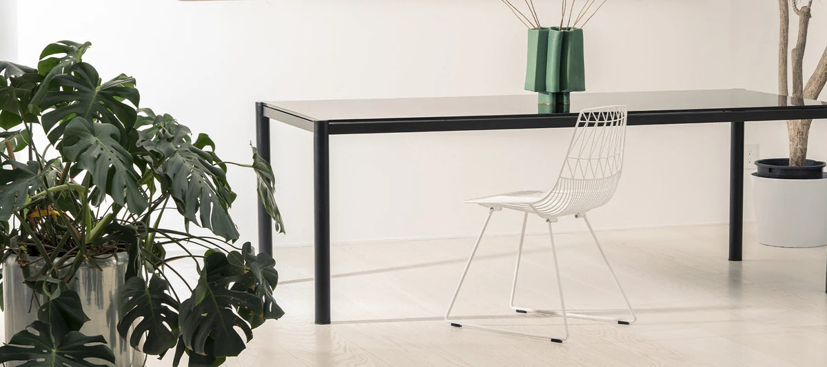Get Together Table by Bend, showing get together table with chair in live shot.