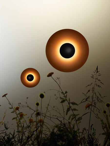 Ginger 15C/20C IP65 LED Outdoor Wall/Ceiling Light by Marset, showing ginger 15c/20c ip65 led outdoor wall/ceiling lights in live shot.