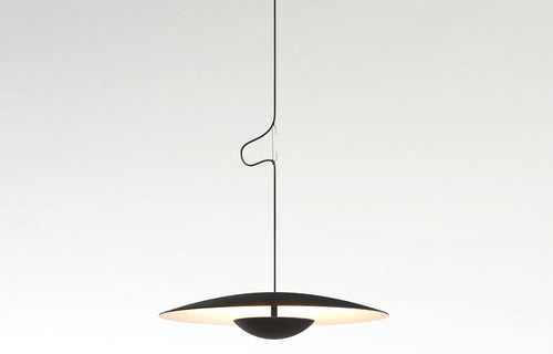 Ginger 20V/20Vx3 Pendant by Marset - 20V Not Dimmable LED, Black/White.