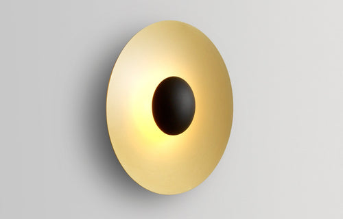 Ginger Not Dimmable Wall Sconce by Marset - Brushed Brass/Brushed Brass.