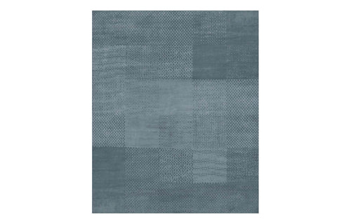 Ginno Kurera No 91 GO91 Rug by Second Studio - Mixed Denim Blue.