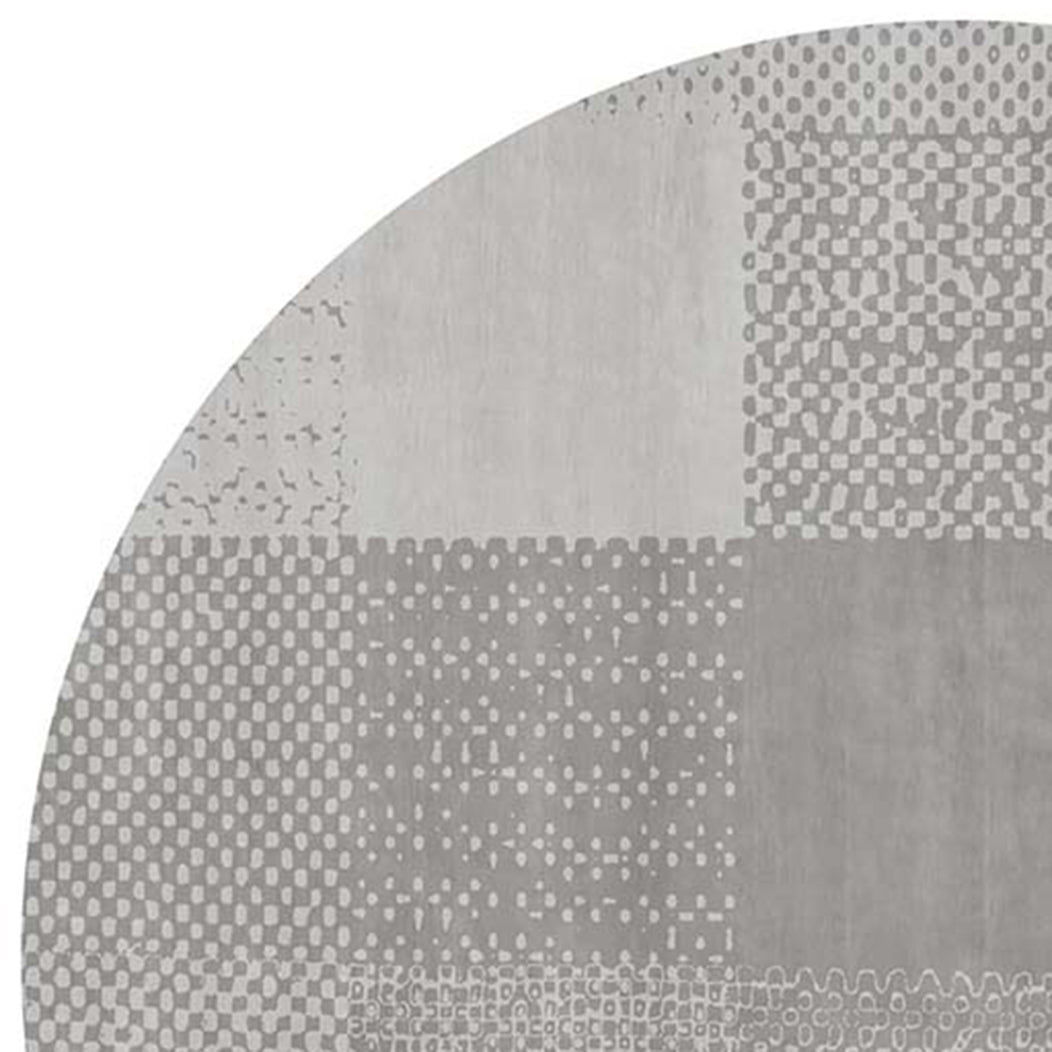 Ginno Kurera No 92 GO92 Rug by Second Studio, showing closeup view of ginno kurera no 92 go92 rug by second studio in mixed taupe.