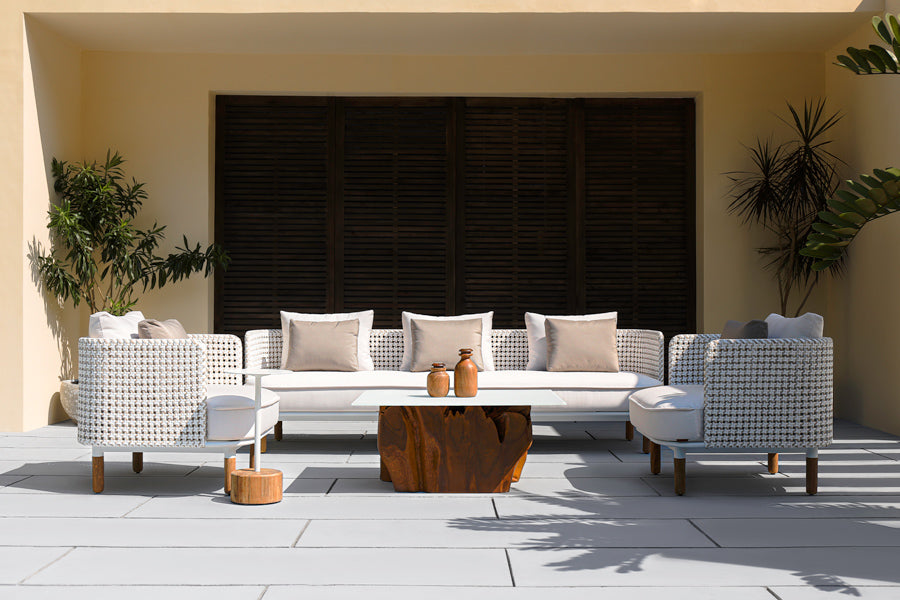 Glyph Alu Low Table by Mamagreen, showing glyph alu low table in live shot.