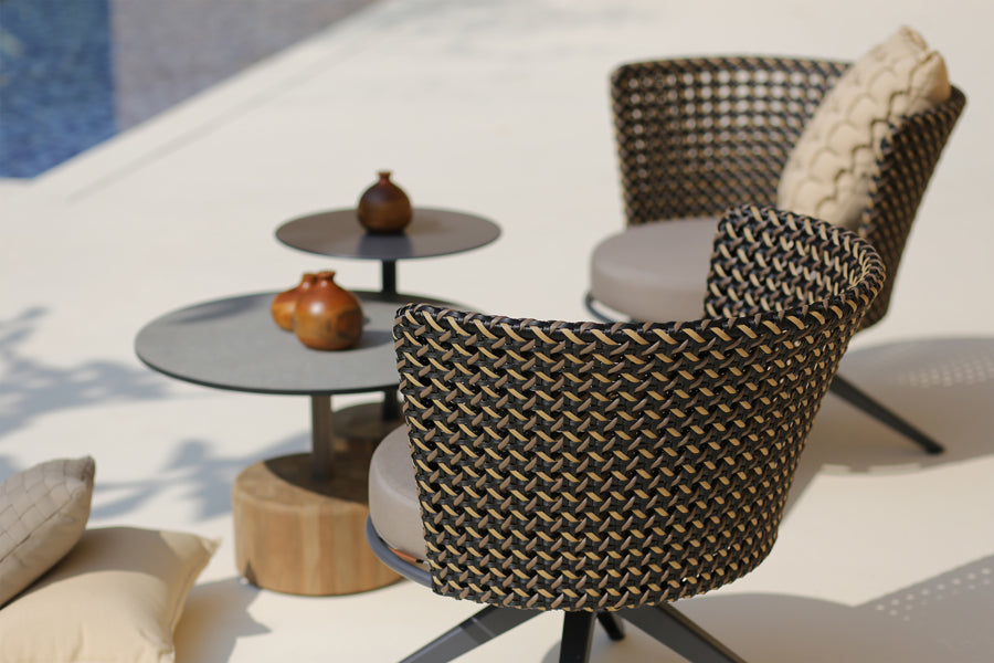 Glyph HPL Low Table by Mamagreen, showing glyph hpl low tables in live shot.