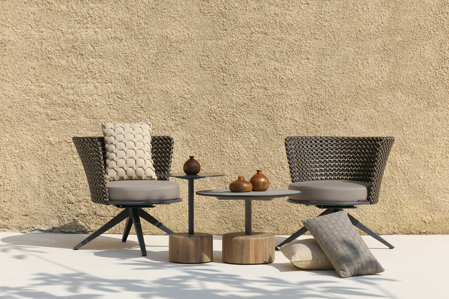 Glyph HPL Low Table by Mamagreen, showing glyph hpl low tables in live shot.