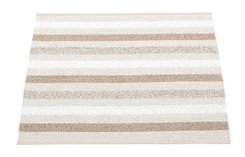 Grace Fossil Grey Runner Rug by Pappelina.