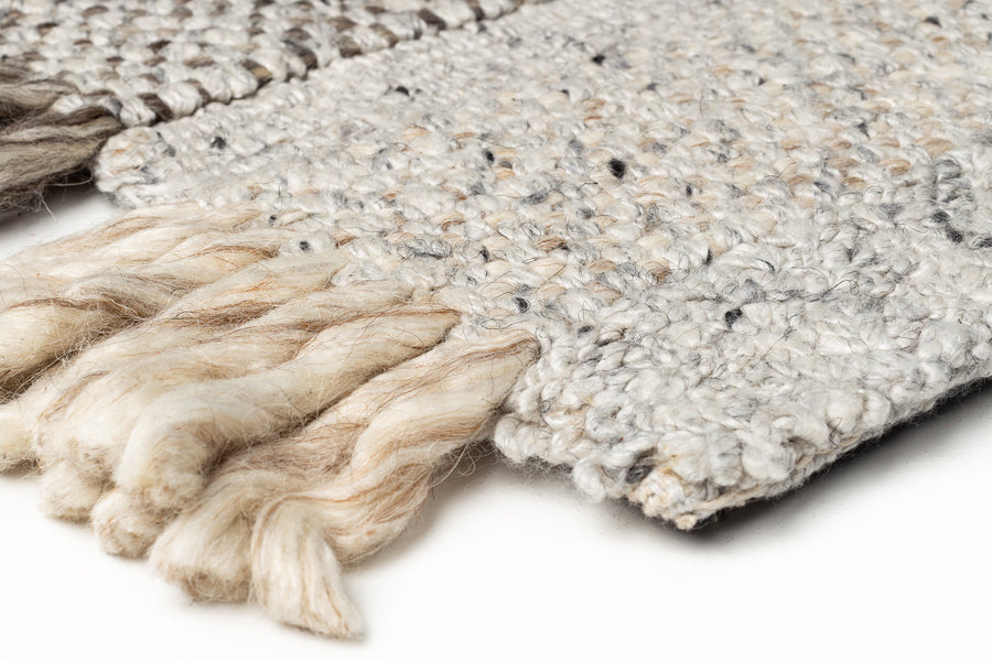 Grade 241.001.900 Hand Woven Rug by Ligne Pure, showing closeup view of grade hand woven rug.