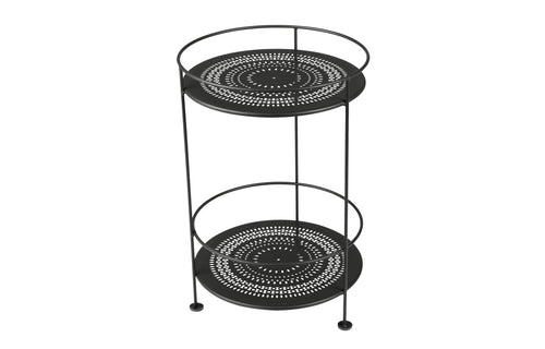 Gueridons Side Table by Fermob - Liquorice (matte textured)