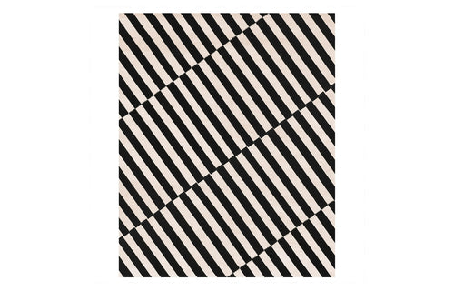 Guspini GI100 Rug by Second Studio - Off-White & Black.