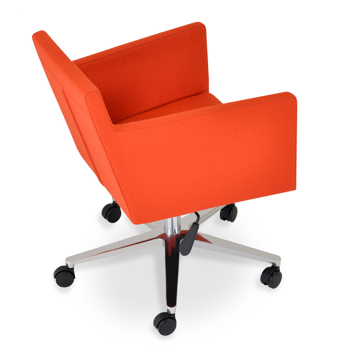 Harput Office Arm Chair by SohoConcept, showing angle view of office arm chair.