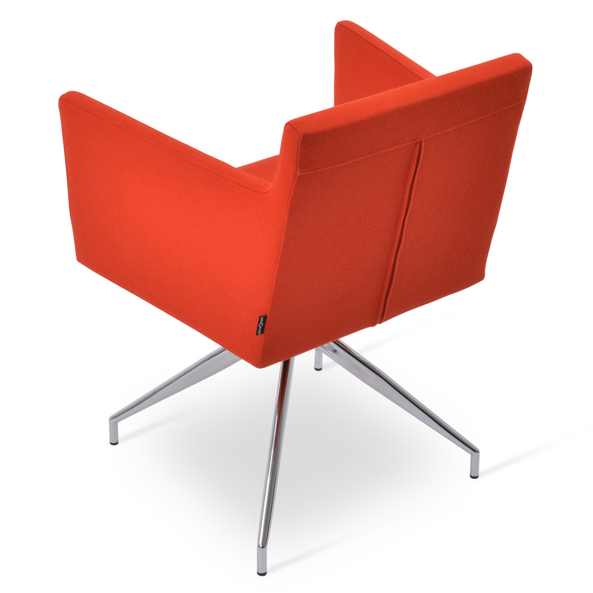 Harput Spider Swivel Arm Chair by SohoConcept, showing closeup view of spider swivel arm chair.