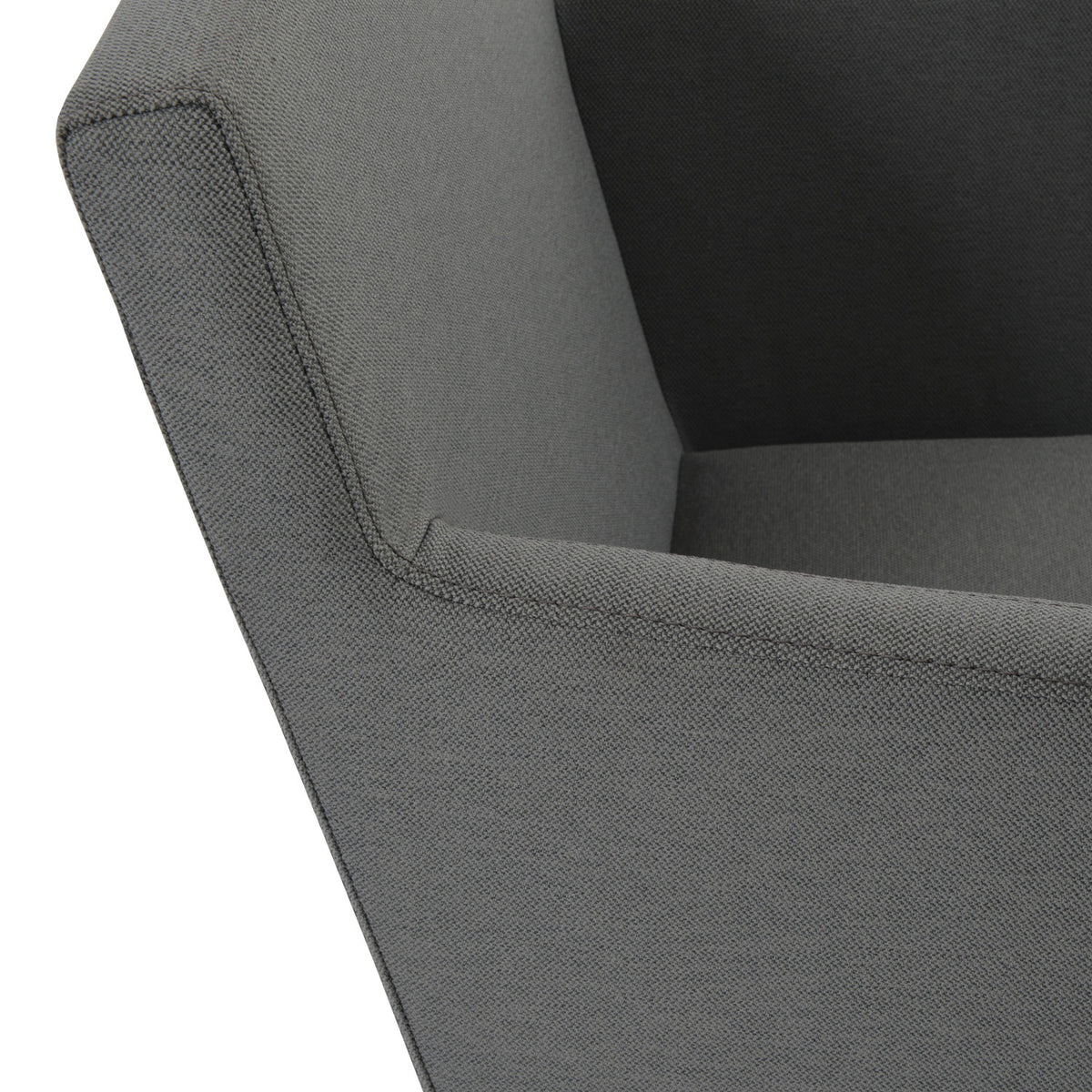 Harput Spider Swivel Arm Chair by SohoConcept, showing closeup view of spider swivel arm chair.