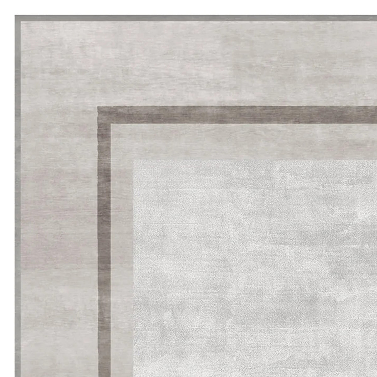 Hauser Motley HY103 Rug by Second Studio, showing closeup view of hauser motley hy103 rug by second studio in taupe & silver.
