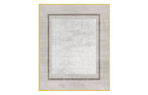 Hauser Motley HY104 Rug by Second Studio - Taupe, Silver & Yellow.