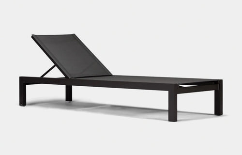 Hayman Outdoor Aluminum Non-Stackable Sunlounger by Harbour Outdoor - Asteroid Powder Coated Aluminum.