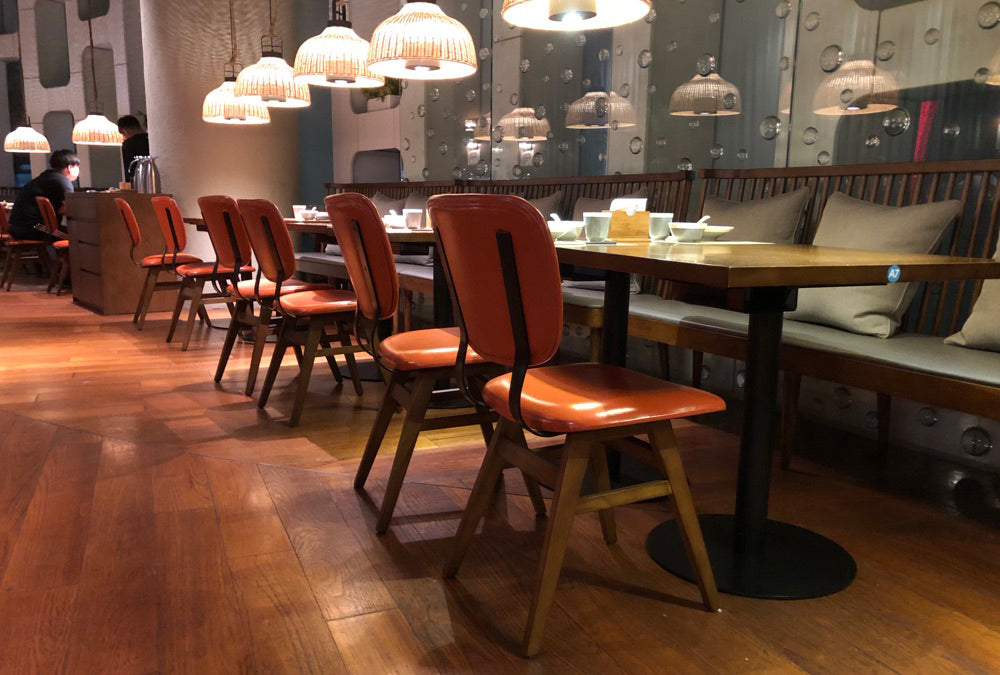 Hazal Dining Chair by SohoConcept, showing hazal dining chairs in live shot.