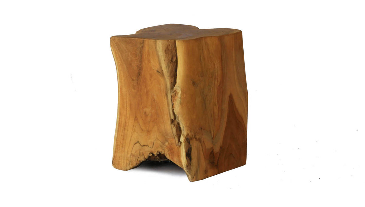 Heavy Cube Side Table by SohoConcept, showing front view of Heavy cube side table.