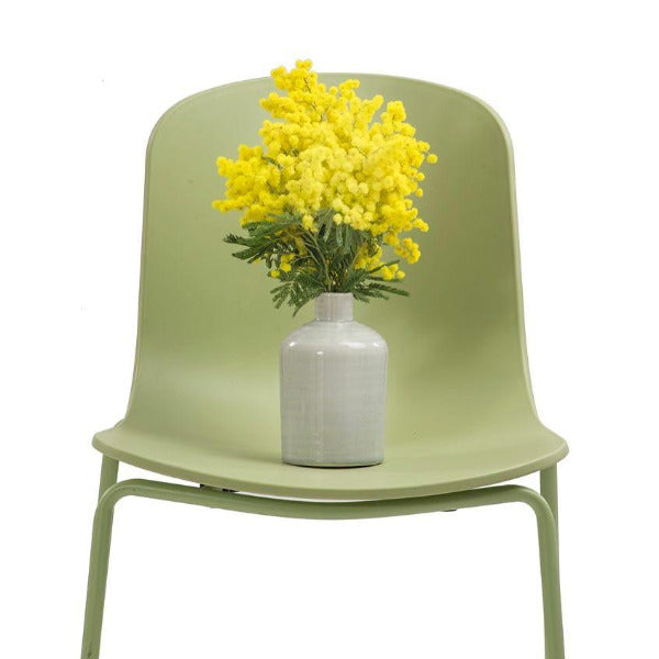 Holi Side Chair by Toou, showing front view of side chair.