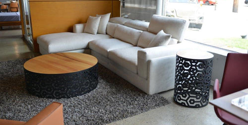 Hollywood Medium Sectional Sofa by sohoConcept, showing angle view of medium sectional sofa in live shot.