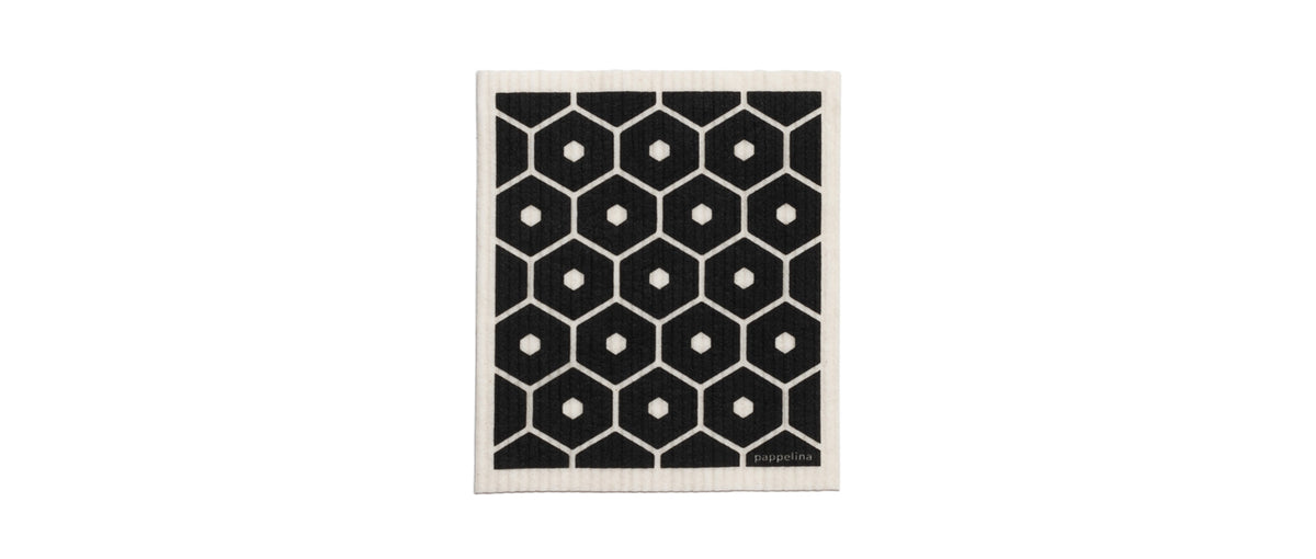 Honey Dish Cloth by Pappelina, showing front view of honey dish cloth.