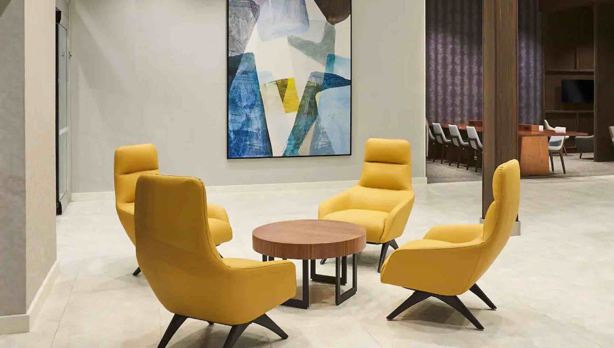 Barcelona Wood Base Armchair by SohoConcept, showing barcelona wood base armchair in live shot.
