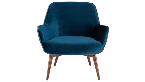 Gretchen Occasional Chair by Nuevo, showing front view of gretchen occasional chair.