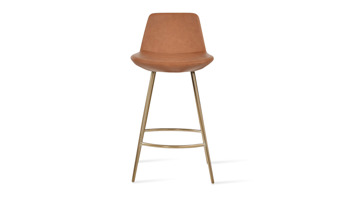 Pera Galata Counter Stool by SohoConcept, showing front view of pera galata counter stool.