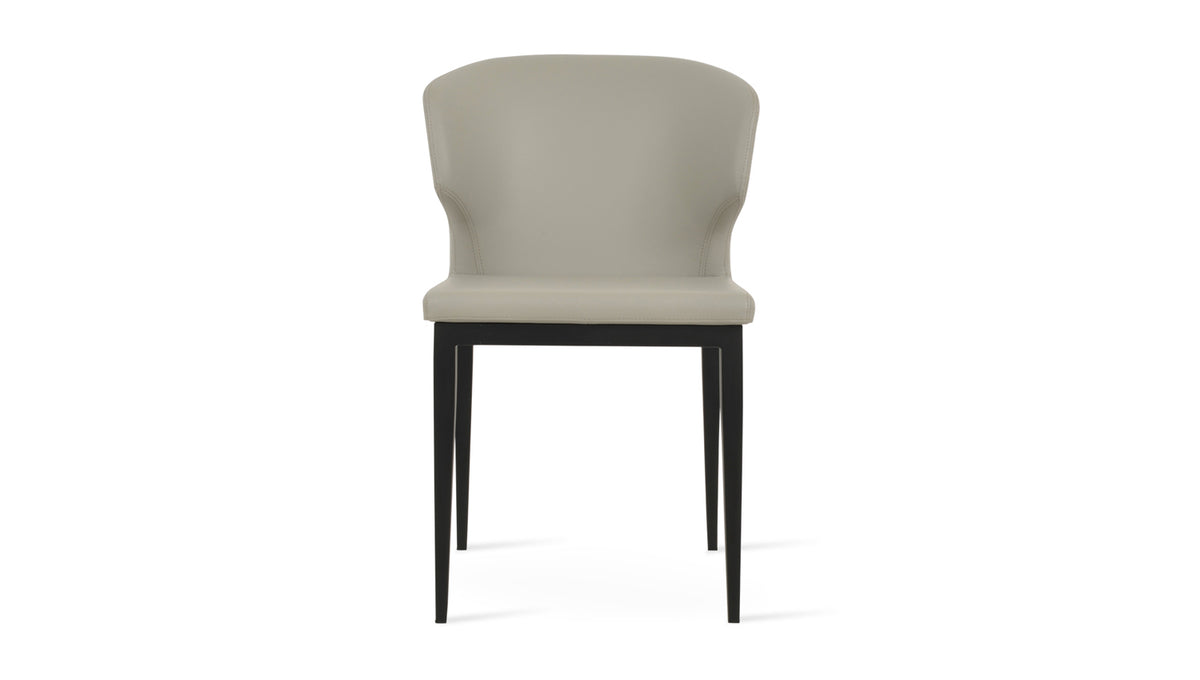 Amed MW Dining Chair by SohoConcept, showing front view of amed mw dining chair.