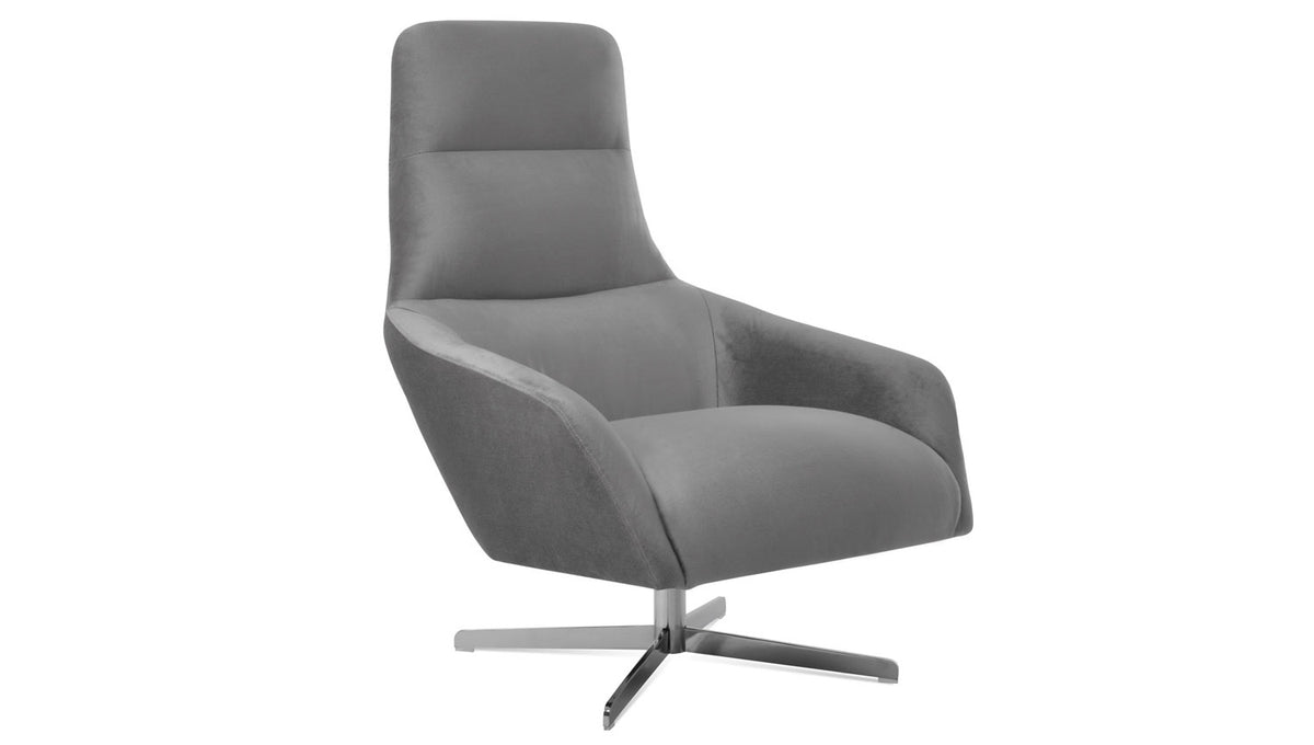 Barcelona 4 Star Armchair by SohoConcept, showing right angle view of barcelona 4 star armchair.