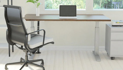 Revoh Adjustable Height Desk by Scale1:1, showing revoh adjustable height desk in live shot.