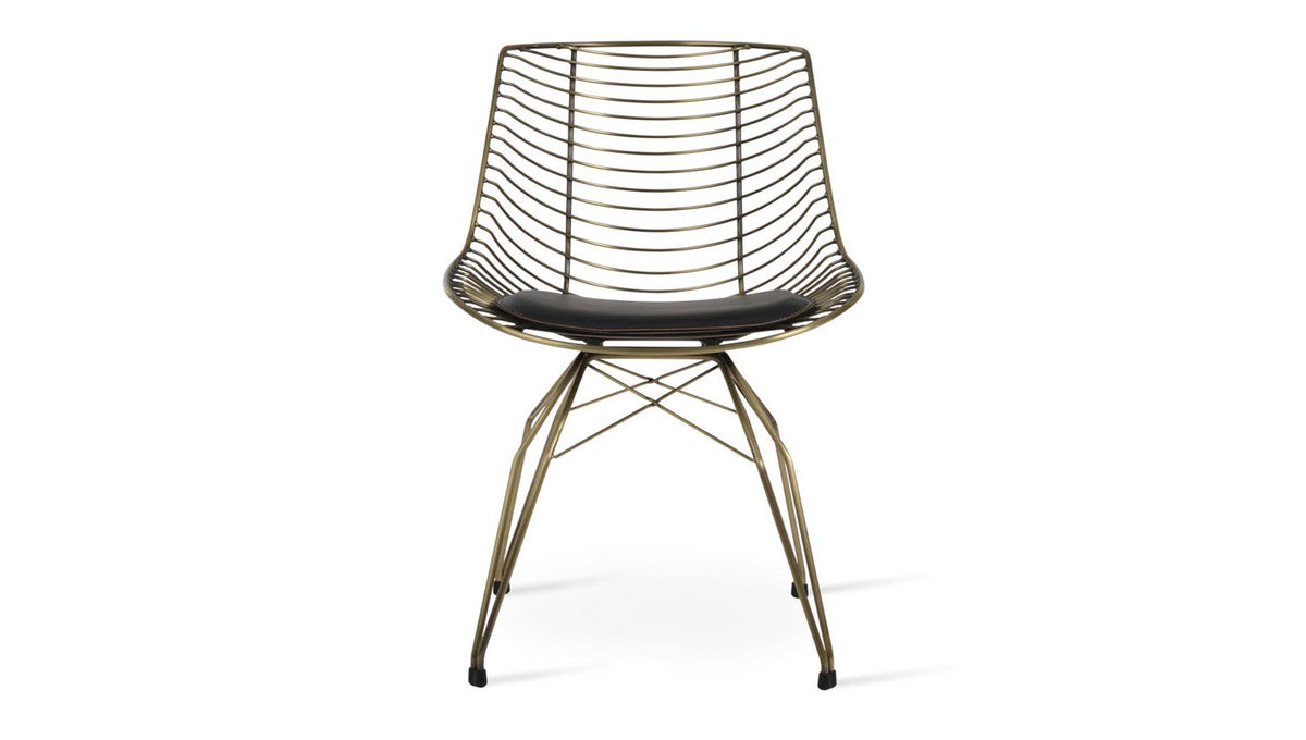 Tiger Chair by SohoConcept, showing front view of tiger chair.