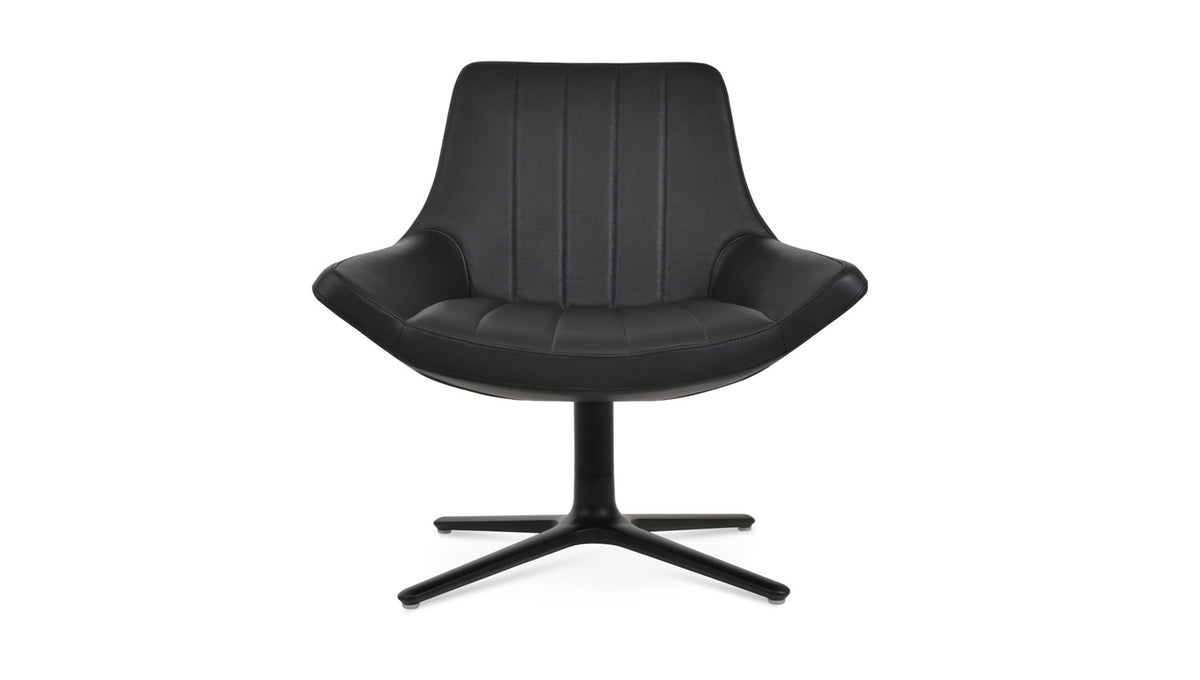 Bellagio Oval Armchair by SohoConcept, showing front view of bellagio oval armchair.