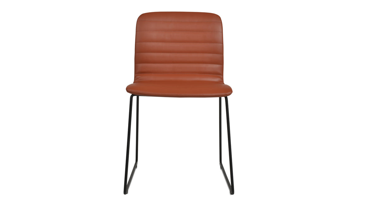 ISA Wire Dining Chair by SohoConcept, showing front view of isa wire dining chair.