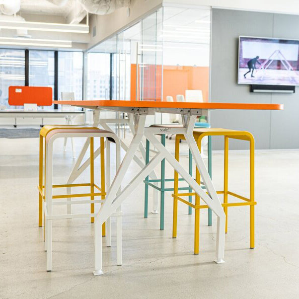 Hot Spot Bar Height Conference and Dining Table by Scale 1:1, showing hot spot bar height conference and dining table in live shot.