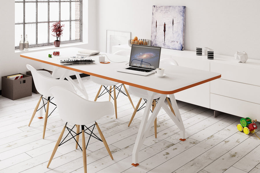 Hot Spot Table Height Conference and Dining Table by Scale 1:1, showing hot spot table height conference and dining table in live shot.