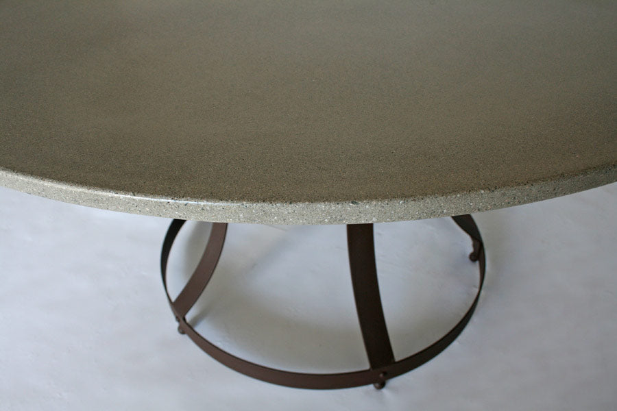 James De Wulf Hourglass Cage Dining Table by De Wulf, showing hourglass cage dining table in live shot.