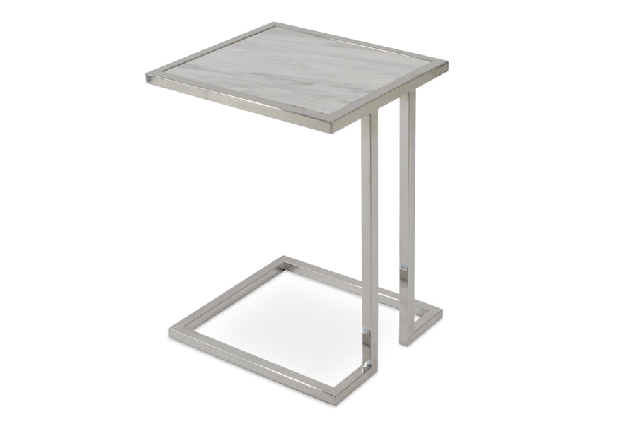 Hudson End Table by SohoConcept, showing back angle view of end table.
