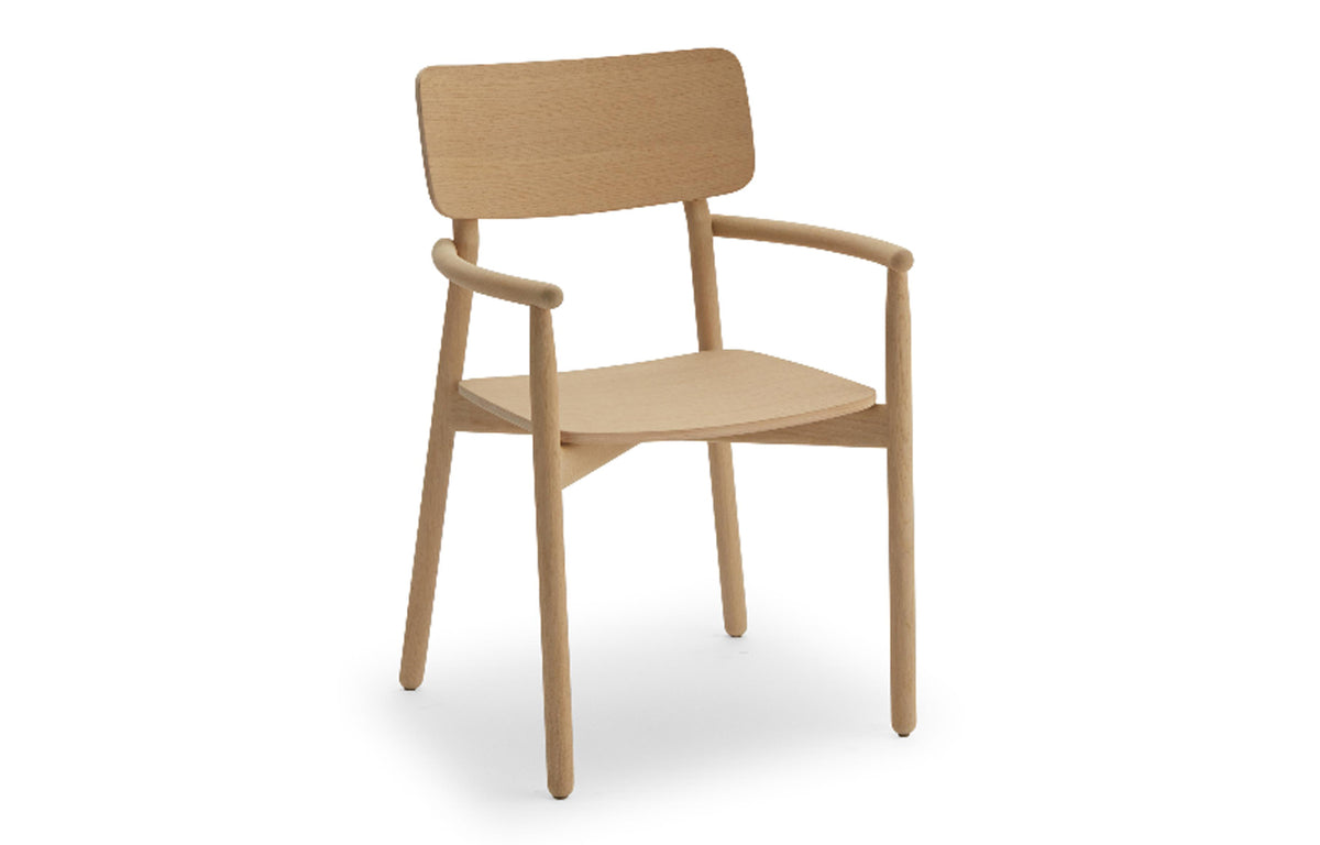 Hven Armchair by Skagerak - White Soap Treated Oak.