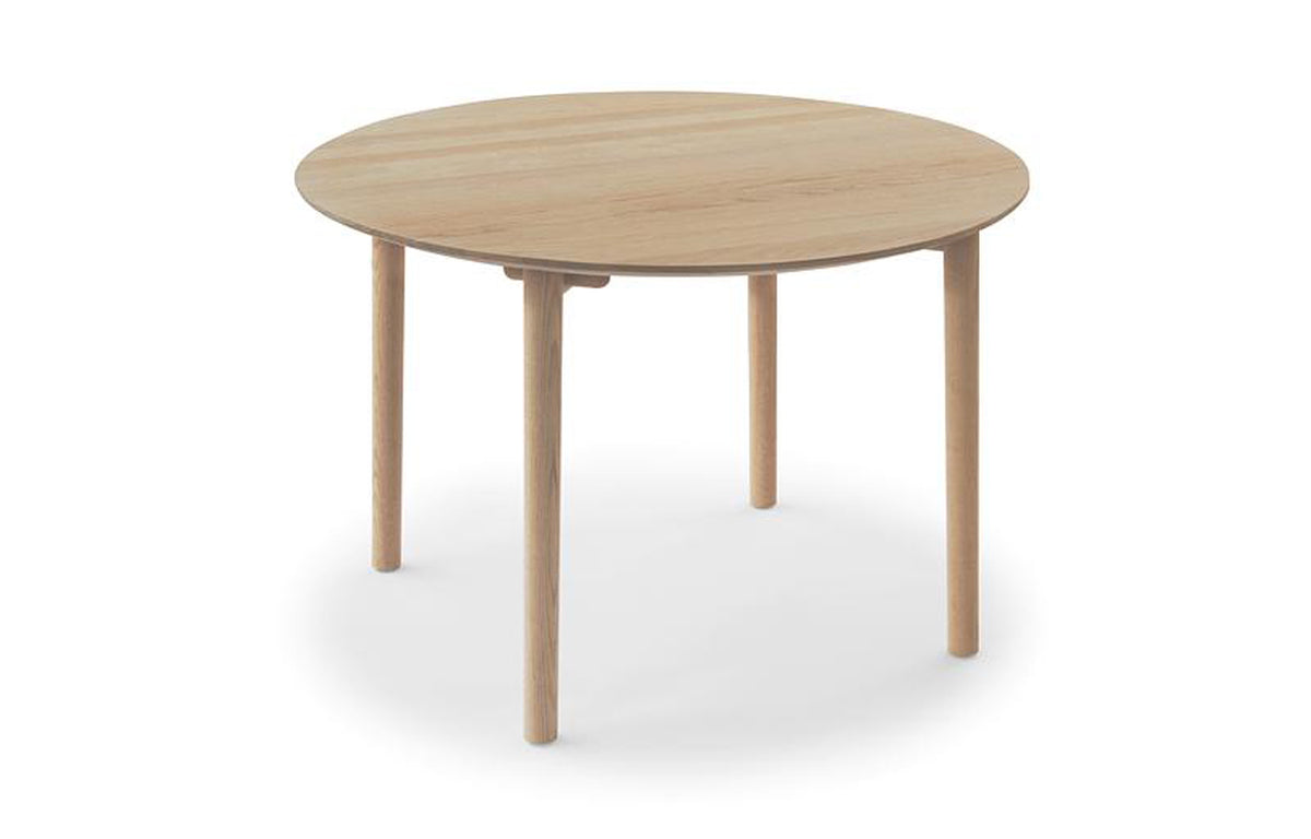 Hven Table by Skagerak - 43"Dia., White Soap Treated Oak.
