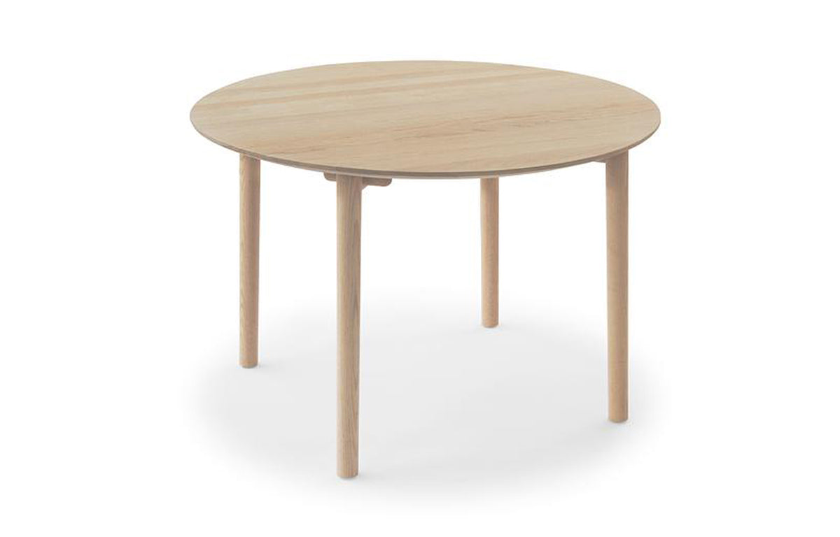 Hven Table by Skagerak - 43"Dia., White Oil Treated Oak.